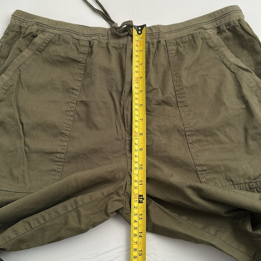 Anthropologie x Velvet Misty Holly green pull-on drawstring lightweight pants - Picture 11 of 15